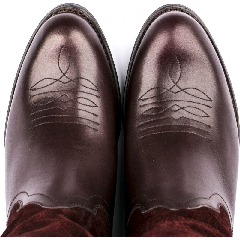 Bota burdeos -Mia-