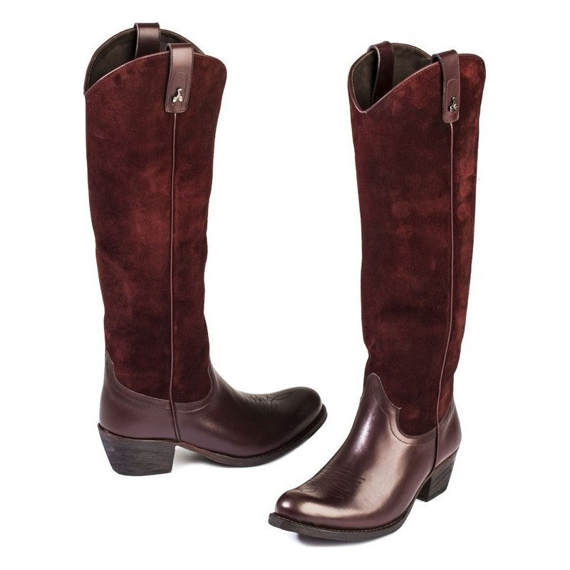 Bota burdeos -Mia-