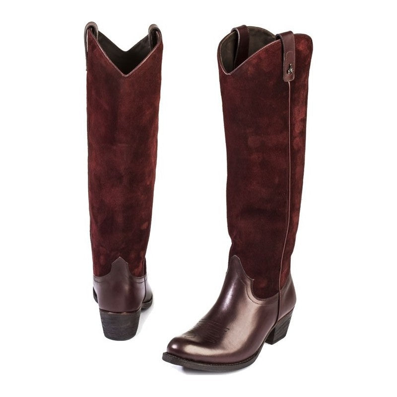 Bota burdeos -Mia-