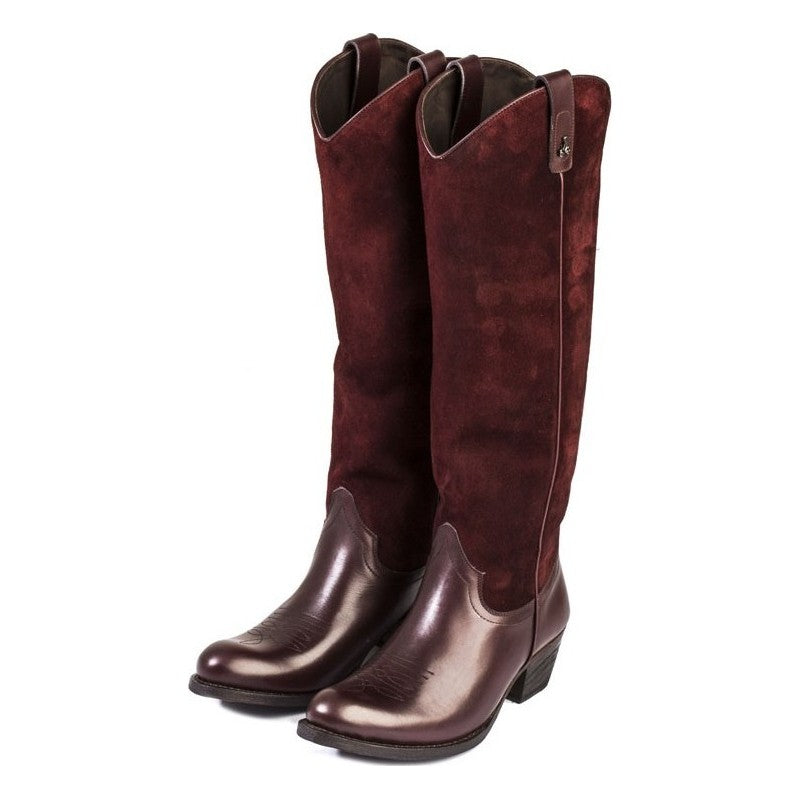 Bota burdeos -Mia-